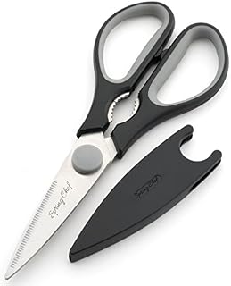 Kitchen Shears with Blade Cover, Stainless Steel Scissors for Herbs, Chicken, Meat
