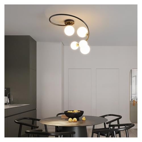 Lustre moderne cuivre plafonnier irrégulier pour sublimer un plafond bas avec élégance