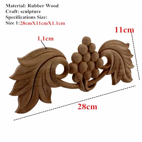 Adornos de madera para rellenar estanterías vacías 3
