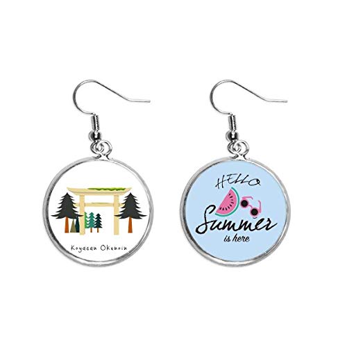Pendientes de sandía de Koyasan Okunoin para un look fresco de verano