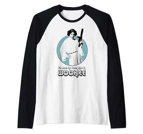 Star Wars Princess Leia haut raglan parfait pour une soirée cinéma ou un look geek