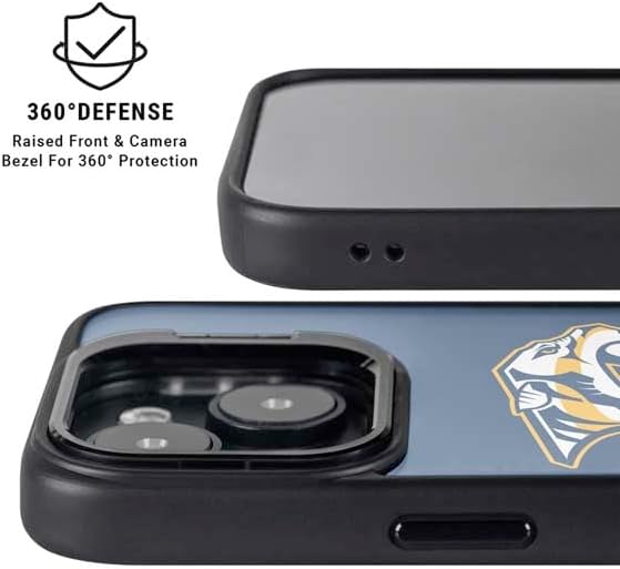Skinit Kickstand Phone Case Compatible with iPhone 13 - Officially Licensed NHL Nashville Predators Logo Design