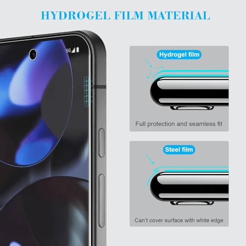 Image of SupCares TPU Anti Glare Matte Unbreakable Membrane Screen Protector for Google Pixel 9 Pro XL and Google Pixel 10 Pro XL (6.8 Inch) With Easy Self Installation Kit | Fingerprint Working|Edge to Edge