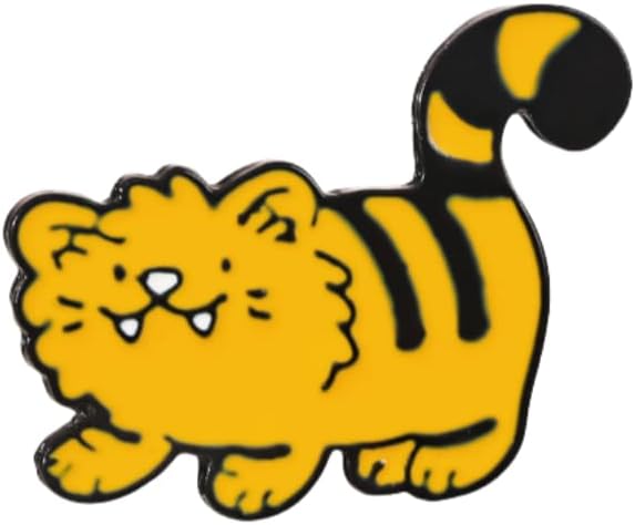 Cartoon Animal Enamel Pins - Whimsical Bear Tiger Cat Metal Pins for Jackets Bags – Fun Accessories for daily wear