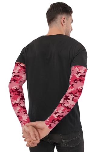 Image of Arm Sleeve For Men women Fully Stretchable Sun UV Ray Dust Protection Bike Riding Cycling Gloves Cricket Golf Football Soft Hand Gloves sleeves