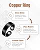 Jecanori 3X Lymph Drainage Copper Magnetic Bracelet for Men, Copper Bracelet with 57pcs Ultra Strength Magnets(3500 Gauss). Adjustable Wristband Brazaletes with Removal Tool&Jewelry Gift Box #5
