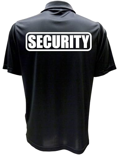 Conspiracy Tee Security Polo with Reflective Design front and back, Performance Polo w/Moisture Wicking Technology2
