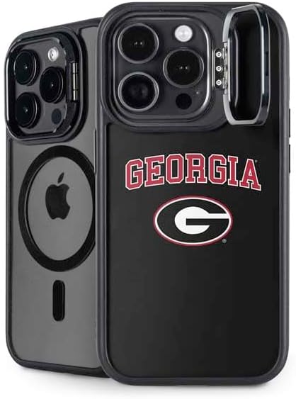 Skinit Kickstand Phone Case Compatible with iPhone 14 Pro Max - Officially Licensed University of Georgia Dawgs Design
