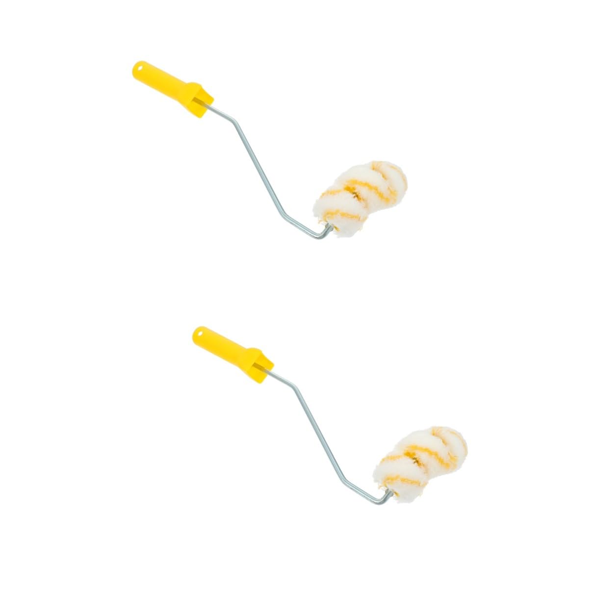 SHERCHPRY 2 Piezas Cepillo de para Tuberías de Gas con Ruedas de Ruedas y Mango Rodillo para Pintar Tubos de Recambio de Cepillo para de Alta y Acabado