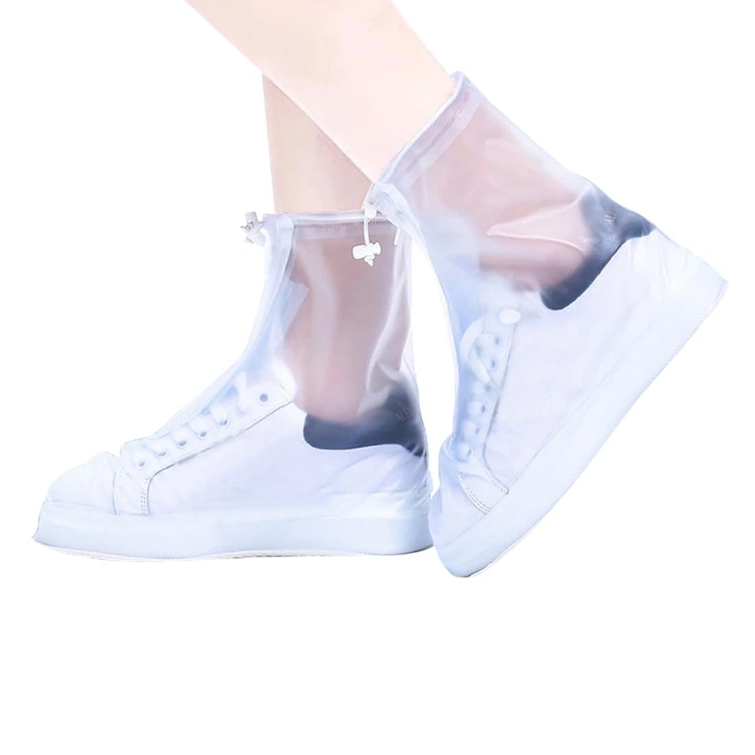 Lehood Waterproof Shoes Cover, Snow Rain Boot Shoe Covers, Reusable Women Men PVC Rubber Sole Overshoes Galoshes Protectors for Cycling Camping Travel XXL