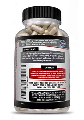 Kaya Naturals Healthy Gluco With Bitter Melon Supplement | Support Healthy Levels & Function, 20 Herbs Vitamins Minerals, Alpha Lipoic Acid, Cinnamon, Vitamin C & E, Gluten Free, Non-Gmo - 60 Capsules #TOP4