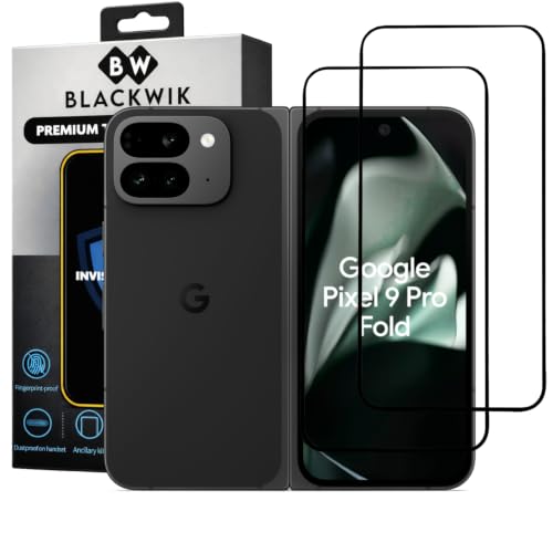 Image of Blackwik Premium Tempered Glass for Google Pixel 9 Pro Fold | 2-Pack