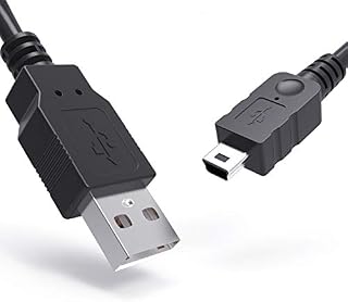 5m Extra Long Mini 5Pin USB Cable for PS3 Controller Charging, Canon PowerShot/Rebel/EOS/DSLR Camera and Camcorder, Garmin Navigator Nuvi, MP3, MP4, Graphing Calculator, Dashcam