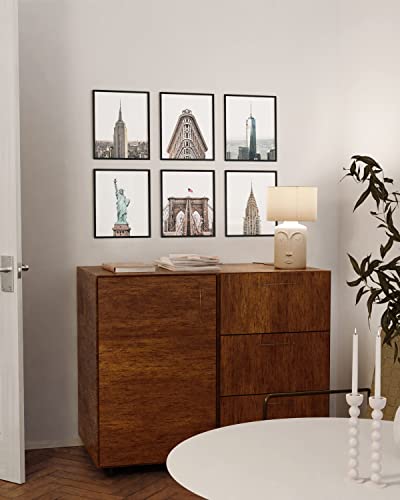 Haus And Hues New York City Wall Art And New York Posters - Set Of 6 New York City Posters And Nyc Wall Art | New York Wall Decor New York City Skyline Nyc Wall Decor | 8" X 10" Unframed #TOP4
