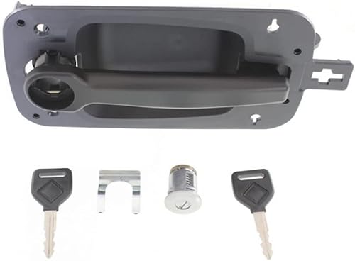 Miniatura 6 de Para International 4300 Manija de puerta exterior 2008 09 10 11 2012 lado del conductor delantero texturizado negro  wllave agujero  Recorte base