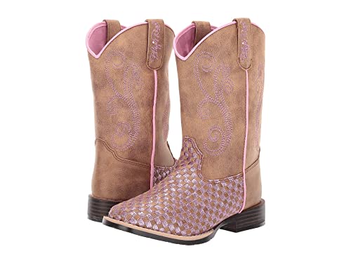 M&F Western Girl's Kennedy (Toddler/Little Kid) Brown/Pink US 11 Little Kid M
