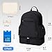 Breast Pump Backpack Fit for Spectra S1 and S2 with Removable Cooler Compartment, Pumping Bag for Pump Accessories, Breast Pump Bag for Work, Travel and Family Use Black