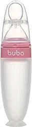 Buba, Colher Dosadora Em Silicone Com Ventosa Rosa