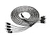 JL Audio XD-CLRAIC4-18 4-Channel Twisted-Pair Audio Interconnect Cable with Molded Connectors, 18-Feet