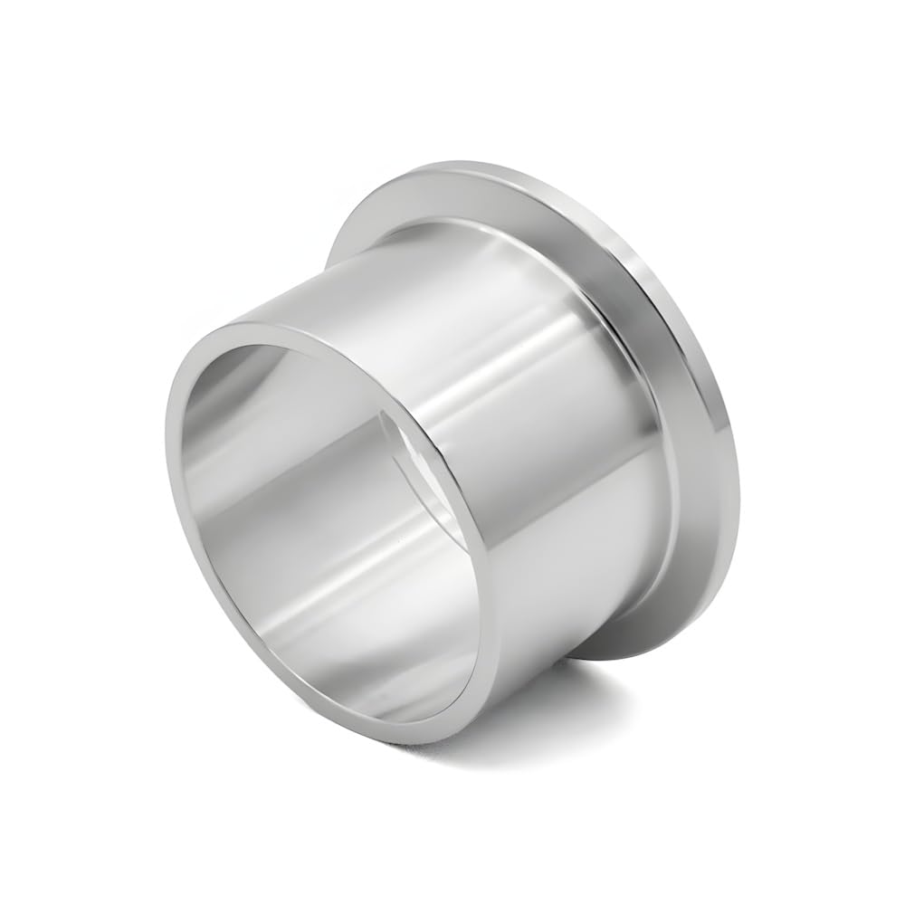 KF25 Vuoto Chuck Weld Stub Fitting, 304 acciaio inossidabile sanitario saldatura flangia connettore (lunghezza 50mm)