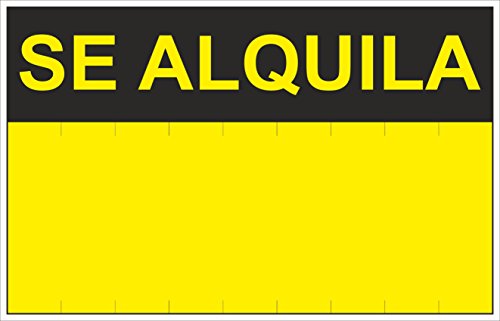 Normaluz Rd50401 - Carteles Pvc 35X45Cm Se Alquila