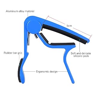 BAtlam Capo de Guitare à Changement Rapide à Une Main, capodastre en Alliage d’aluminium, pour Guitare électrique… - Les Beatles, Paul McCartney, John Lennon, RIngo Starr, George Harrison BAtlam Capo de Guitare à Changement Rapide à Une Main, capodastre en Alliage d'aluminium, pour Guitare électrique… – Image 3