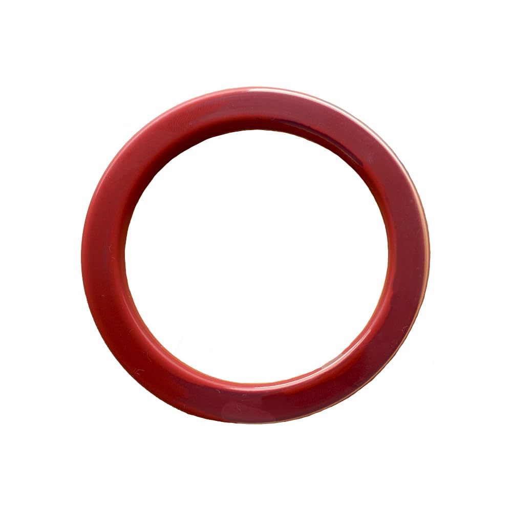Sterling Seal & Supply 3/4" Encapsulated Kamlock™ Gasket, FEP Silicone, Red (Pack of 1)