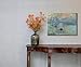 Wieco Art Impression Sunrise Canvas Prints Wall Art of Claude Monet Famous Oil Paintings Reproduction Seascape Ocean Sea Beach Pictures for Home Decorations Modern Stretched and Framed Giclee