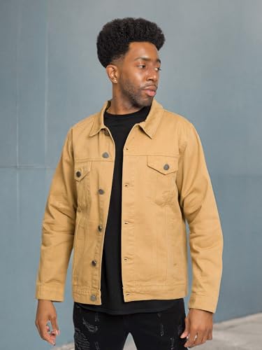 Image of VICTORIOUS Men's Distressed Denim Jacket
