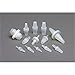 TapeCase Silicone Washer Plugs, 0.378in a x 0.827in b x 0.421in c - 100 (Units/Package)