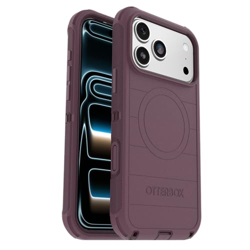 Image of OtterBox iPhone 17 Pro Max Defender Pro Series Case - Purple Mystery - Tough, Rugged & Durable iPhone Case, Snaps on MagSafe