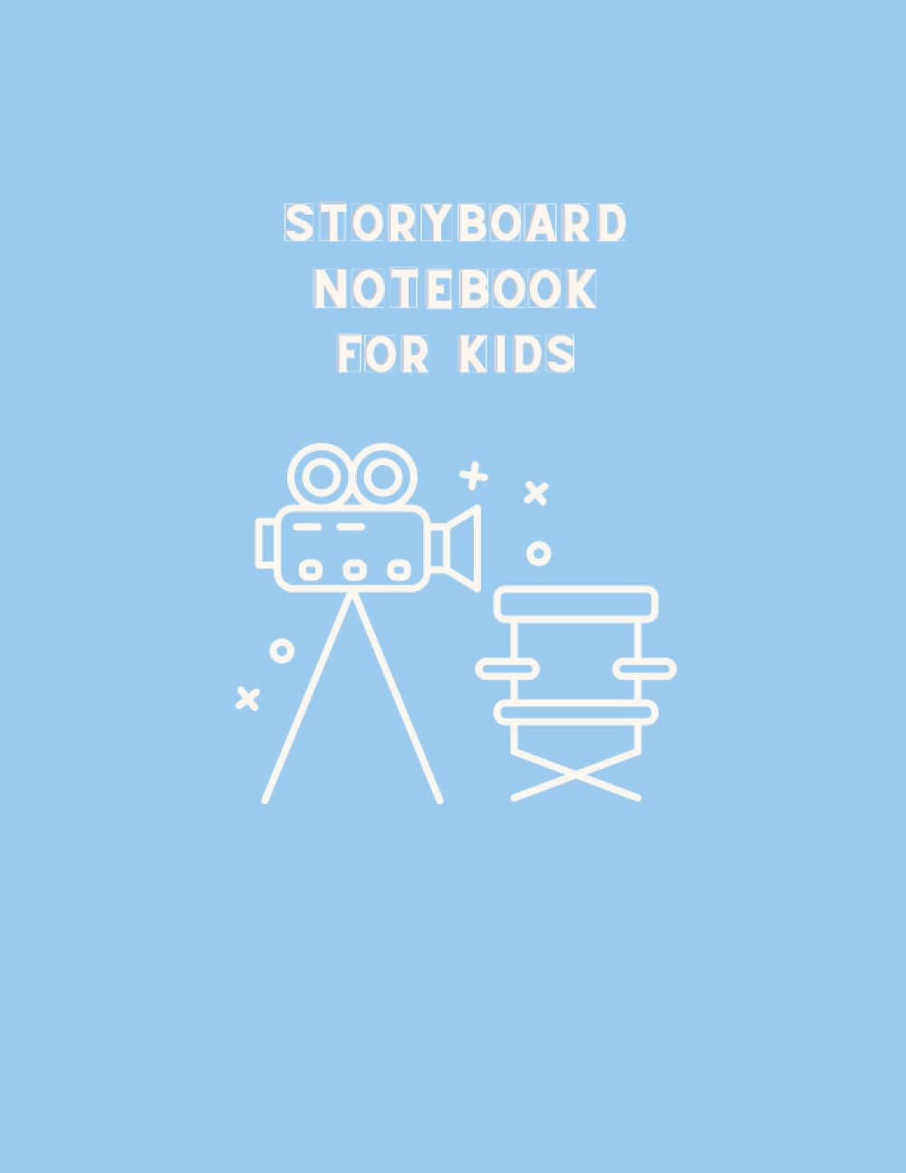 Blank storyboard notebook for kids: storyboard book for aspiring storyboard artists