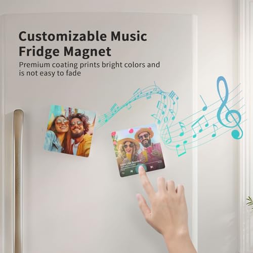 Imanes decorativos para nevera con música, pack x6 miniatura 3