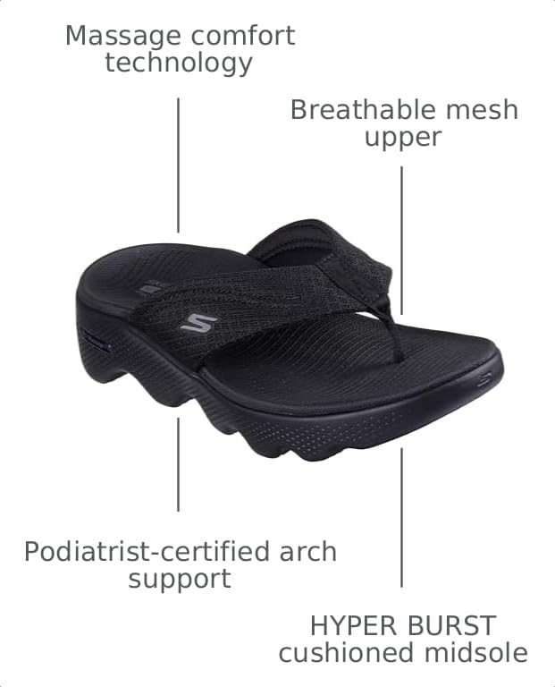 Image of Skechers Women's On-the-go Massage Fit Sandal - Dawn