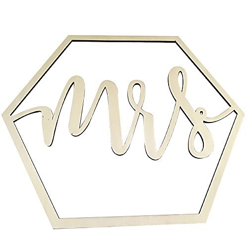 Baugger - Madeira Cadeira Banner Set Cadeiras Sinais para o Casamento Rústico Decorações Fontes Do P