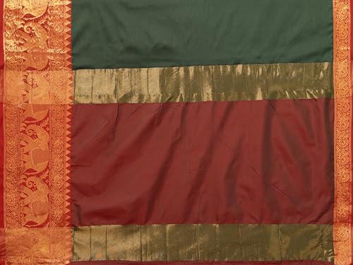 Image of Avantika Fashion Women's Woven Cotton Silk Art Silk Banarasi Saree With Blouse Piece