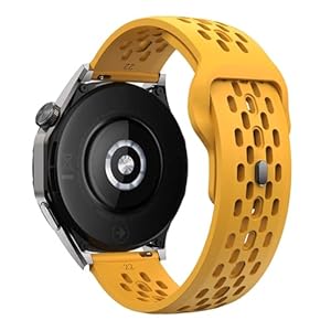 Serdas SERDAS Pasek Silikonowy 18mm Żółty