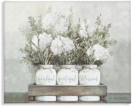 'Pristine Hydrangea Bouquet Sentiments'| Canvas Art