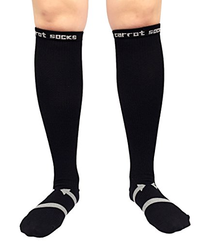 NKTM Compression Socks for Men and Women, Medical Graduated Nursing Compression Socks Fit for Running, Nurses, Flight Travel, Boost Stamina, Circulation and Recovery