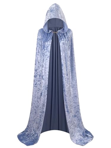 GRAJTCIN Shiny Velvet Cape With Hood