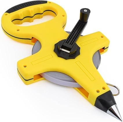 Toriox Stainless Steel Tape Measure, 100ft/165ft Stainless Steel Portable Durable Handheld Measuring Tape with Compact Design for Professional Measurements (50 Meter) (B0DC6W9FYK) Amazon Price History, Amazon Price Tracker
