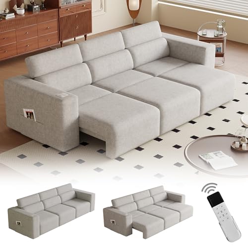 Power Reclining Sofa with Bluetooth & Wireless Charging