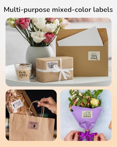 Image of Phomemo M110 Labels - 1.57 inch x 1.18 inch Thermal Self-Adhesive 5 Stickers for M110 /M100 /M220 /M250 Label Printers, 40x30mm Thermal Label Paper for Candle, Baking, Logo, Gift,230pcs /Roll