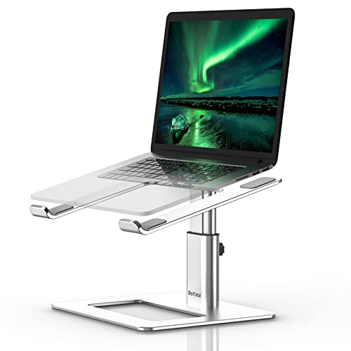 BoYata Laptop Stand, Adjustable Computer Stand for Desk, Ergonomic