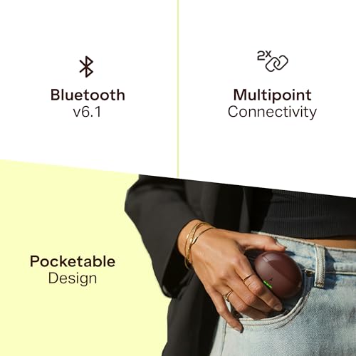 Image of Boat Airdopes Prime 512 (2026 Launch) Volume Swipe Control, 4Mics AI-ENx, 50H Battery, Multi Connect, App Support, BT v6.1, Bluetooth Earbuds, TWS Ear Buds Wireless Earphones with mic(Earth Brown)