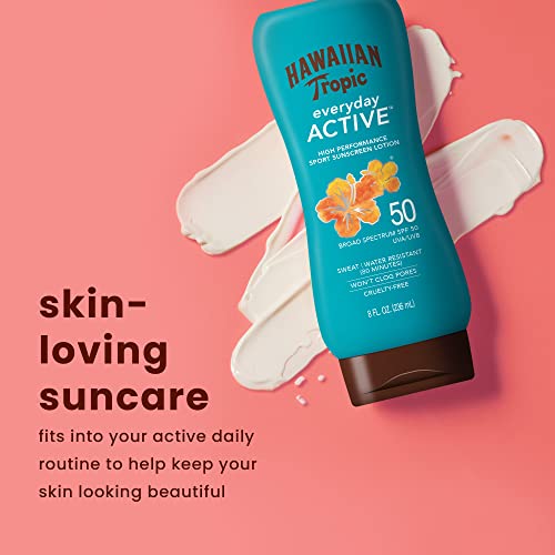 Hawaiian Tropic Everyday Active Sunscreen Lotion Spf 50, 8Oz #TOP2