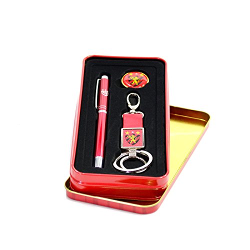 Minas de Presentes - Caneta de Metal e Chaveiro com Broche - Sport Club de Recife