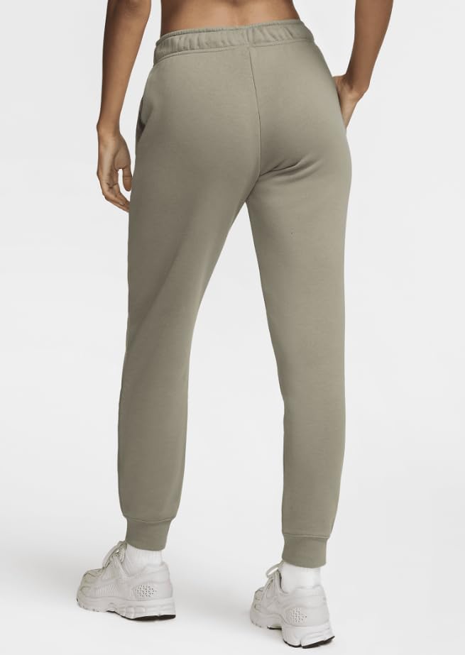 Nike Women's Sportswear Club Fleece Mid-Rise Pants, Sweatpants, Light Army Green, XXL - Image 2