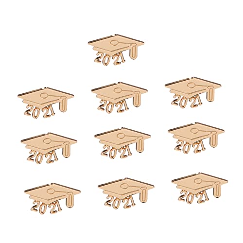 OSALADI Decorative Buttons 10pc Set Alloy Black for Doctor's Hat Bag DIY Craft Projects