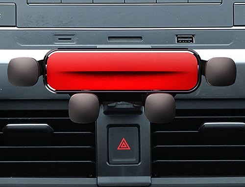 Support de téléphone de voiture pour Volkswagen Bora Plus anti-vibration et orientable rouge